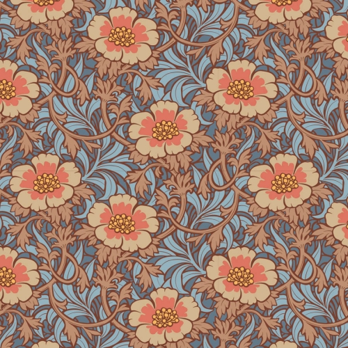 Tilda Patchwork Stoff Baumwolle - Hibernation - Winterrose-Hazel